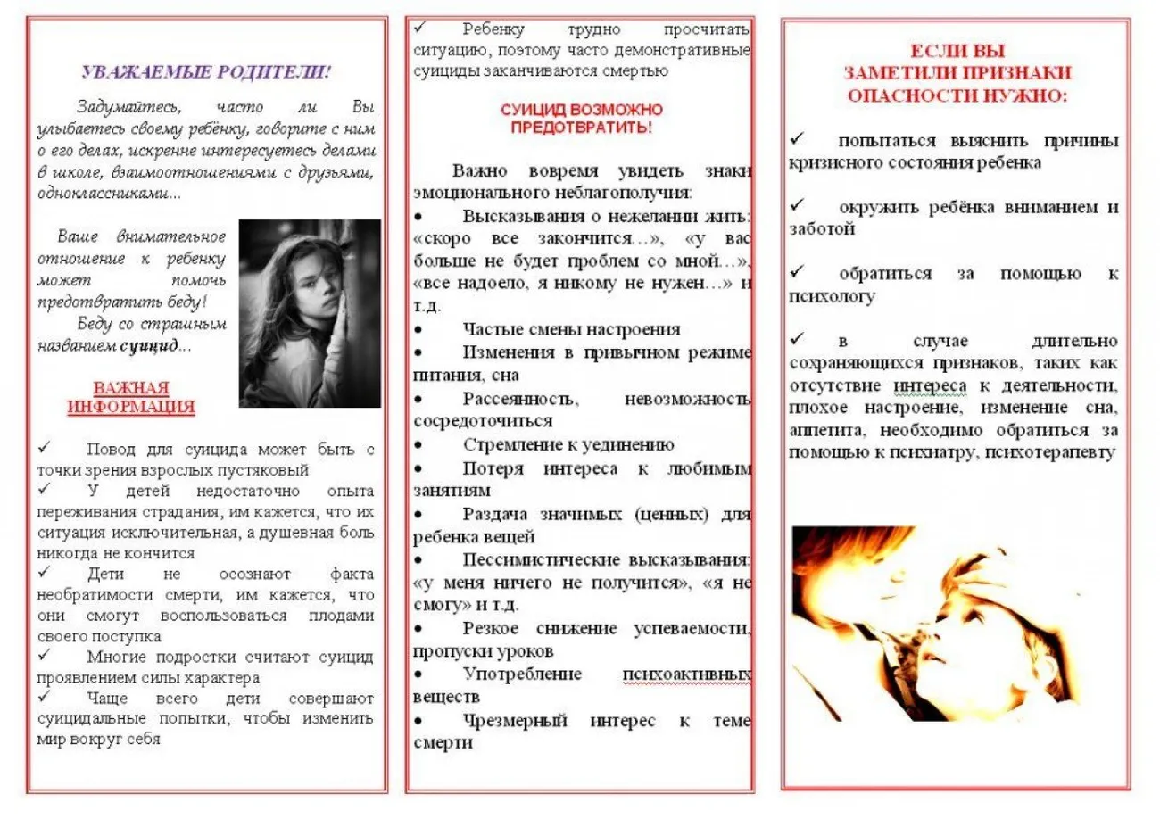 методические рекомендации по суицидникам